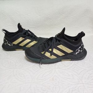 adidas x Marimekko Adizero Ubersonic Black Gold Metallic Women’s Size 7